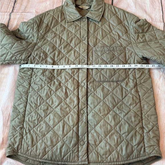Womans BANANA REPUBLIC XS/S QUILTED Khaki GREEN PUFFER JACKET WOMEN RN 54023 - Picture 3 of 7